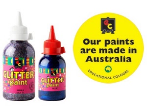 EC Glitter Paint Acrylic Junior Non-toxic Paint