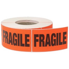 AVERY® Warehouse and Shipping Labels, 75 x 130mm FRAGILE 937900