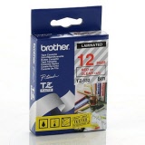 Brother® P-Touch TZ Tape 12mm x 8m Red/Clear TZ-132 (TZe-132)