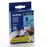 Brother® P-Touch TZ Tape 9mm x 8m Black/Blue TZ-521 (TZe-521)