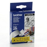 Brother® P-Touch TZ Tape 9mm x 8m Black/Clear TZ-121 (TZe-121)