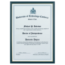 CARVEN Certificate/Document Frame A3 Black/Gold QFWBKGLDA3