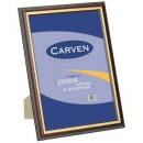 CARVEN Certificate/Document Frame A4 Redwood/Gold QFWDRDWA4 