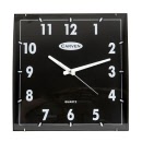CARVEN Square Wall Clock 295mm Black CLSQUBLK