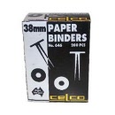 CELCO No.646 Paper Binders 38mm Bx200 (0006462)
