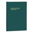 Collins Casebound A-Z Index Notebook A4 Short Green 05804