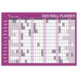 Collins Rollup Laminated Year Planner WP900D (Side 1)