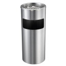COMPASS 10L Stainless Steel Lobby Bin with Ashtray 761250