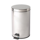 COMPASS 12L Round Stainless Steel Pedal Bin 769912