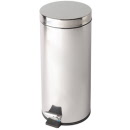 COMPASS 40L Round Stainless Steel Pedal Bin 769940