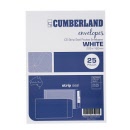 CUMBERLAND Envelope Strip Seal 229 x 162mm C5 White Pocket Pk25 (906333)