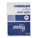CUMBERLAND Envelope Strip Seal 324 x 229mm C4 White Heavyweight Pocket Pk25 (912333)