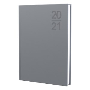 DEBDEN Silhouette A4 Week to View Diary S4700 Silver