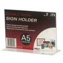Deflecto® A5 Double Sided Menu / Sign Holder Landscape 47911