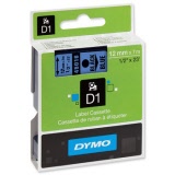 DYMO® D1 Tape 12mm x 7m Black/Blue (SD45016)
