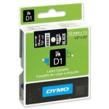 DYMO® D1 Tape 12mm x 7m White/Black (SD45021)