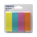 Highland™ 6719-4A Page Markers 70071151214