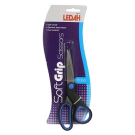 LEDAH Soft Grip Scissors