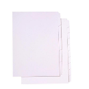 MARBIG Manilla White Unpunched_A4 Dividers 37305 / 37405