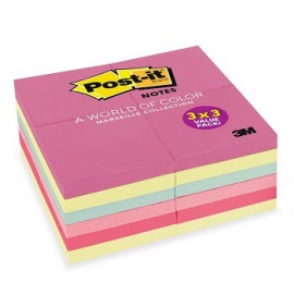 3M Post-it Notes 654-24APVAD Marseille Value Pack