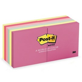 3M Post-it Notes 654-AST Marseille 76x76mm