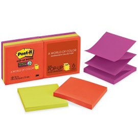 Post-it® Super Sticky Pop-up Notes R330-6SSAN Marrakesh 76 x 76mm 