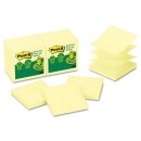 Post-it® Pop-up Notes R330RP-12YW Recycled Yellow 76 x 76mm 70005070340