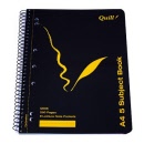 Quill Q596 Polypropylene A4 5-Subject Note Book 250 Pages 10596