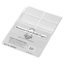Waterville A4 Business Card Refill Pages Pk5 (W80PBC)