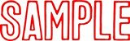 Xstamper® 1002 SAMPLE Red (5010020)