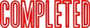 Xstamper® 1026 COMPLETED Red (5010260)