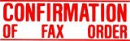 Xstamper® 1351 CONFIRMATION OF FAX ORDER Red (5013510)