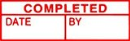 Xstamper® 1542 COMPLETED | DATE | BY Red (5015422)