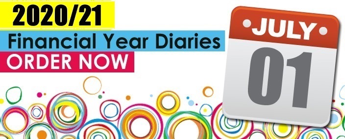 ”Order your 2020-21 Financial Year Diaries now