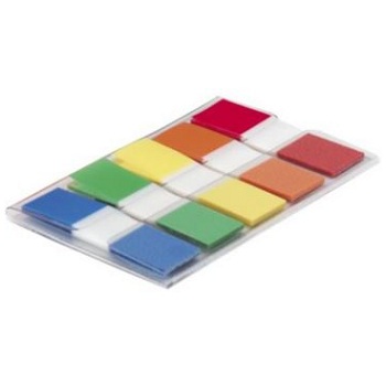 Pack of 140 Post-it Small Index 12mm Standard Colours 