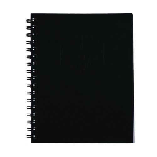 A4 Index Notebook Hard Cover Notebook Margin Ruled A-Z Index Book 200 Pages 