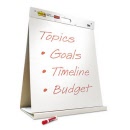 Post-it® 563R Self-Stick Table Top Easel Pads 70071499720