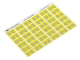 AVERY® 43317 Side Tab Colour Coding 'Q' Labels Pk180