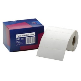 AVERY® Roll Address Labels 102 x 36mm White Bx500 937109