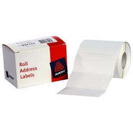 AVERY® Roll Address Labels 102 x 49mm White Bx500 937111