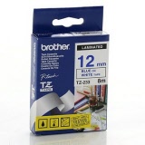 Brother® P-Touch TZ Tape 12mm x 8m Blue/White TZ-233 (TZe-233)