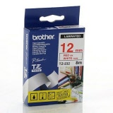 Brother® P-Touch TZ Tape 12mm x 8m Red/White TZ-232 (TZe-232)