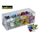 CELCO Foldback Clips 19mm Assorted Colours Pk96 (0362460)