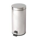 COMPASS 30L Round Stainless Steel Pedal Bin 769930