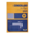 CUMBERLAND Envelope Strip Seal 324 x 229mm C4 Gold Pocket Pk25 (912323)