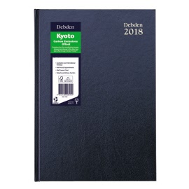 DEBDEN Kyoto A4 Day to a Page Desk Diary 3001.P99