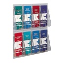 Deflecto® Literature Wall Display 8 x DL Pockets (56201)