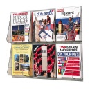 Deflecto® Literature Wall Display 6 x A4 Pockets (56301)