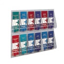 Deflecto® Literature Wall Display 12 x DL Pockets (56501)