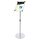 Deflecto® A4 Foyer Stand Magnetic Clear 790345